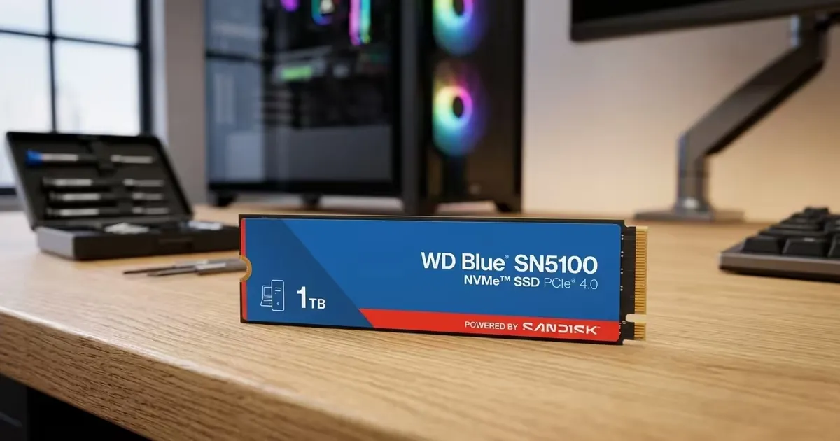 Western Digital WD Blue SN5100 1TB NVMe SSD — PCIe Gen4