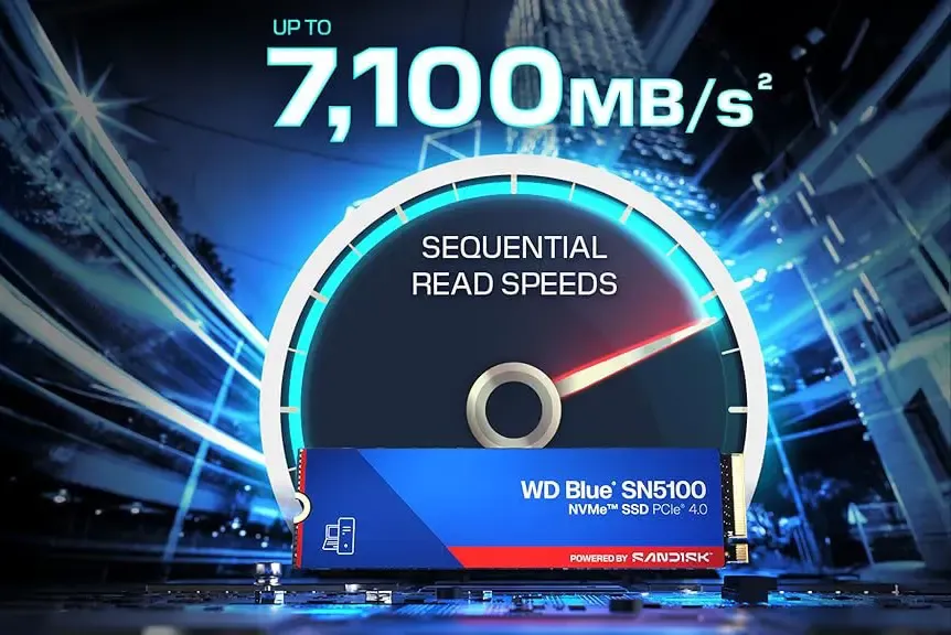 Western Digital WD Blue SN5100 2TB NVMe SSD — PCIe Gen4