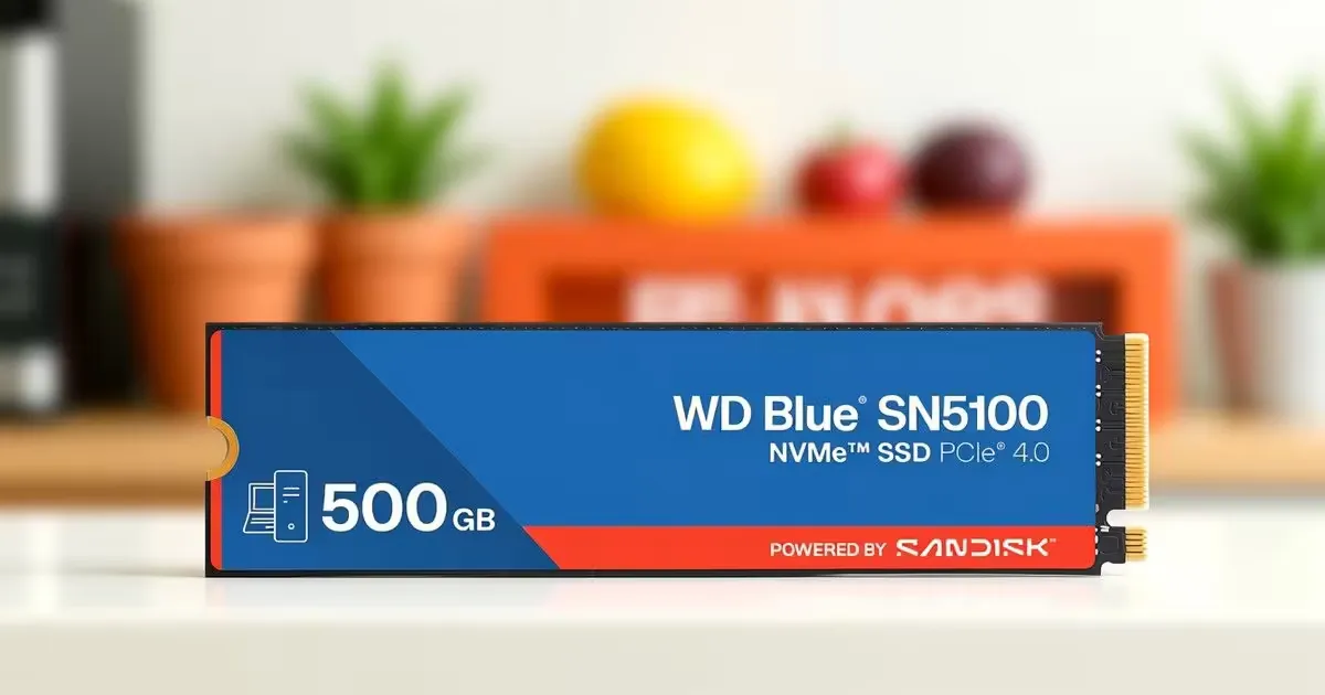 Western Digital WD Blue SN5100 500GB NVMe SSD — PCIe Gen4