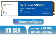 Western Digital WD Blue SN580 1TB Gen4 NVMe SSD - image 1