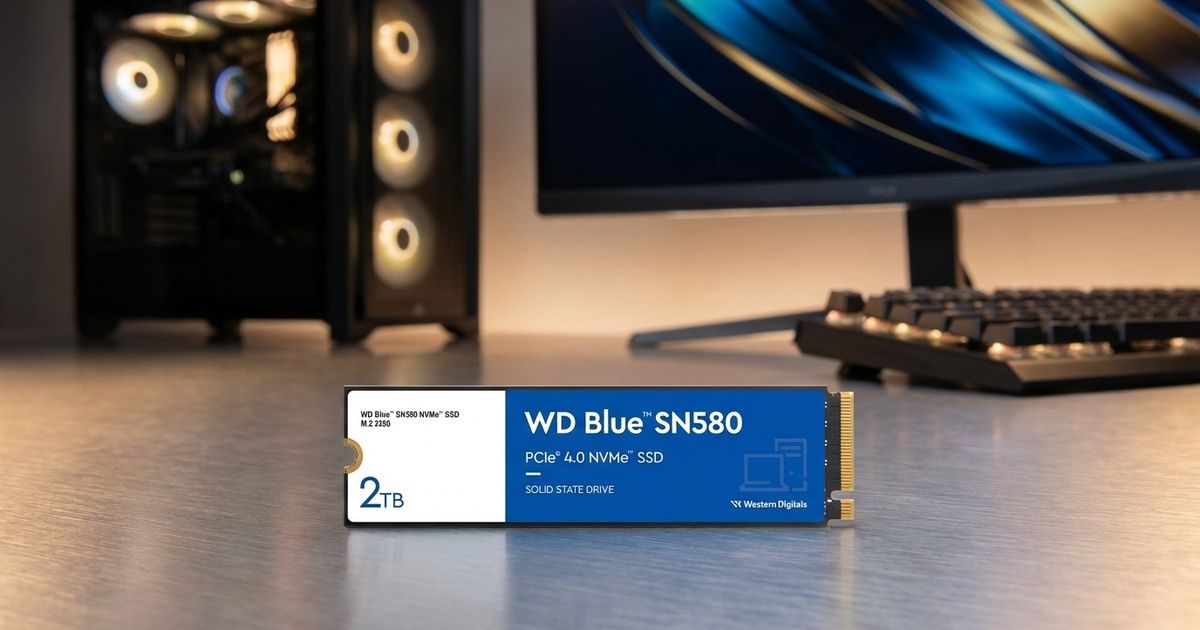 Western Digital WD Blue SN580 2TB M.2 NVMe Gen4 SSD — Fast Storage