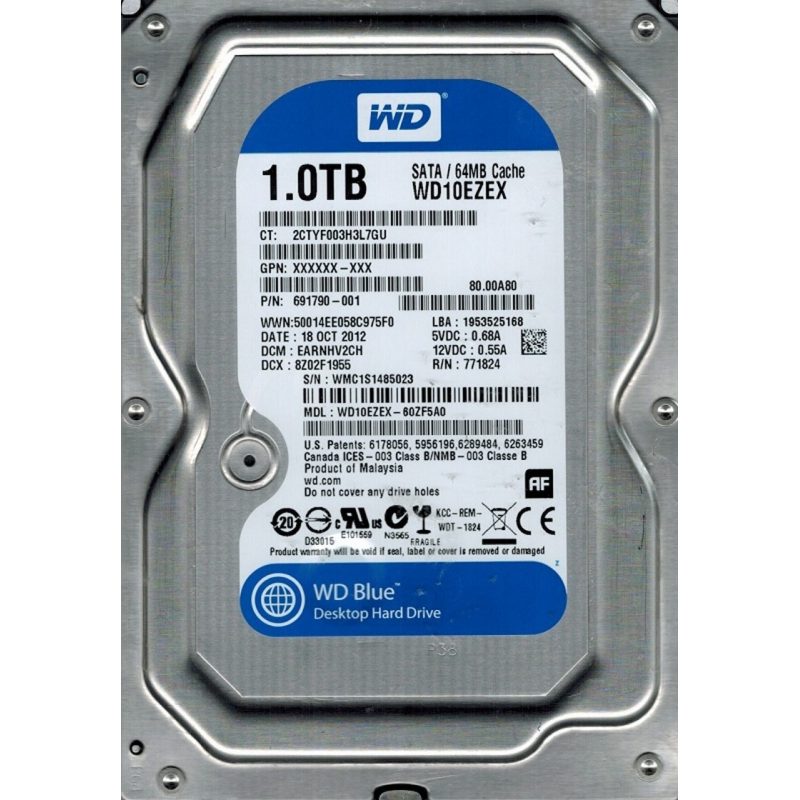 Western Digital Blue 1TB Hard Drive - Reliable Storage Solution