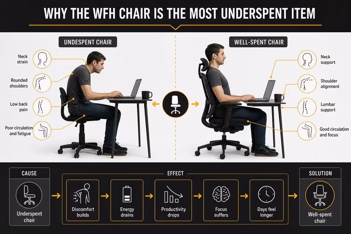 Where most WFH setups overspend and underspend