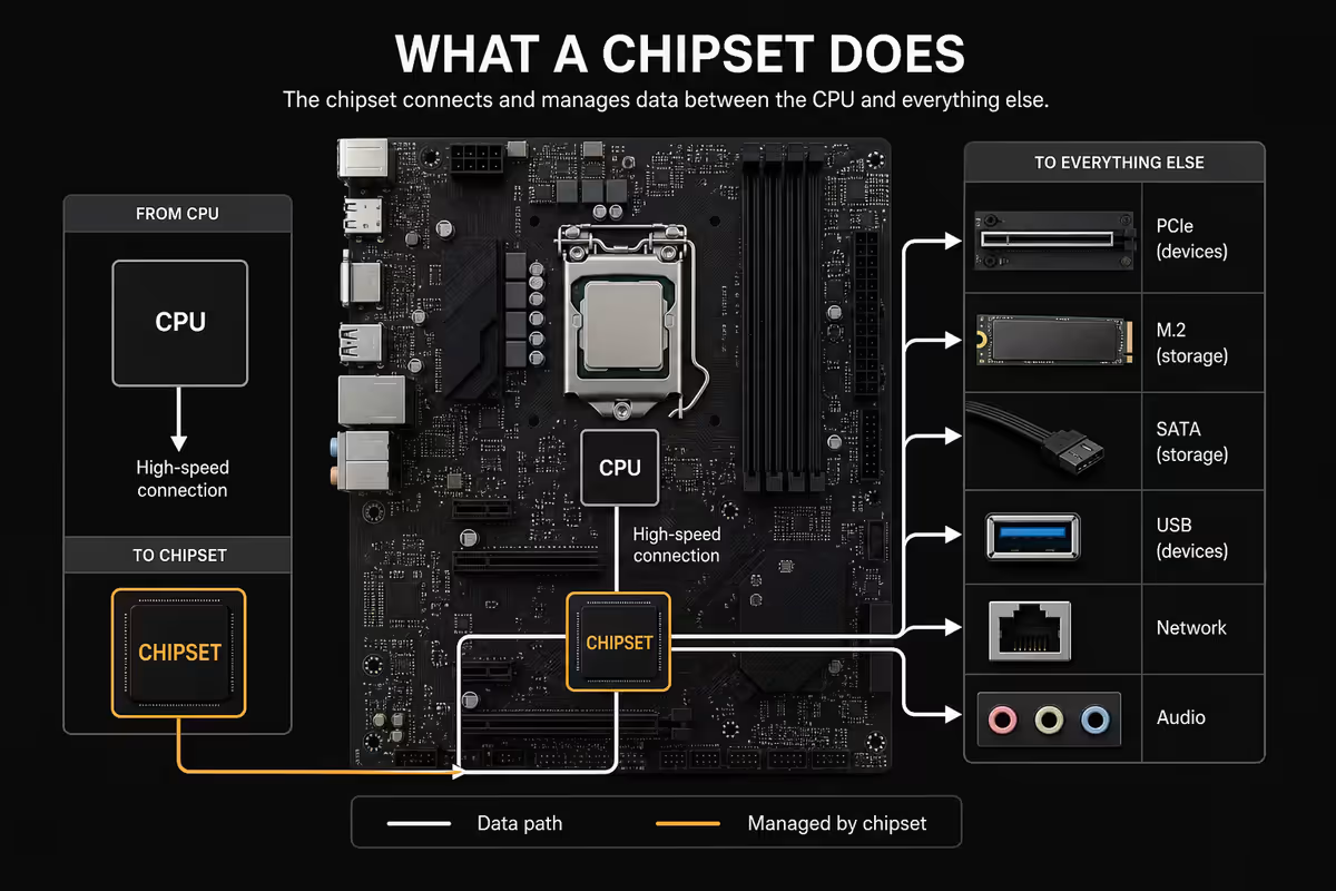 What is a chipset?