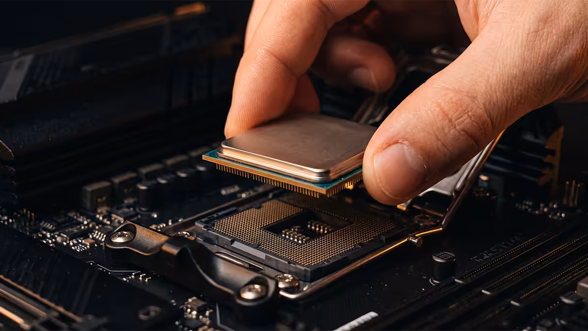 A modern desktop CPU