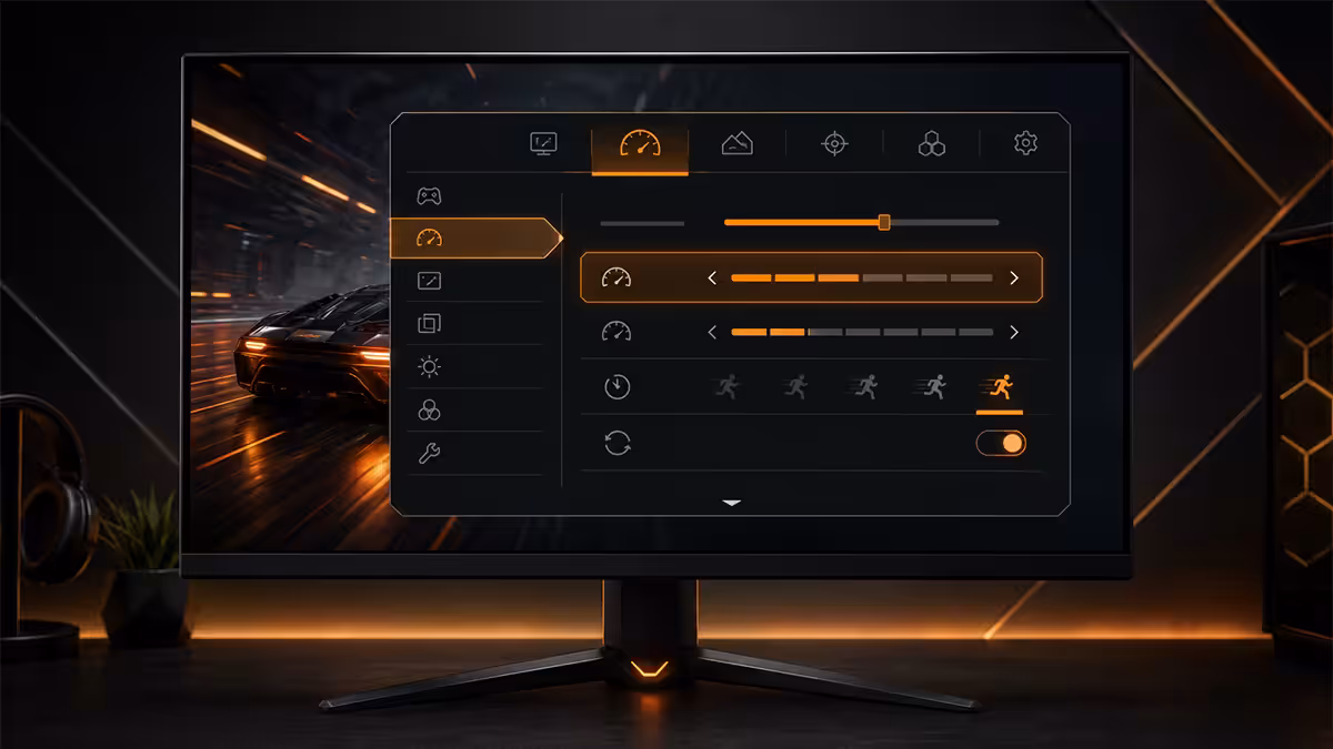 Monitor overdrive setting