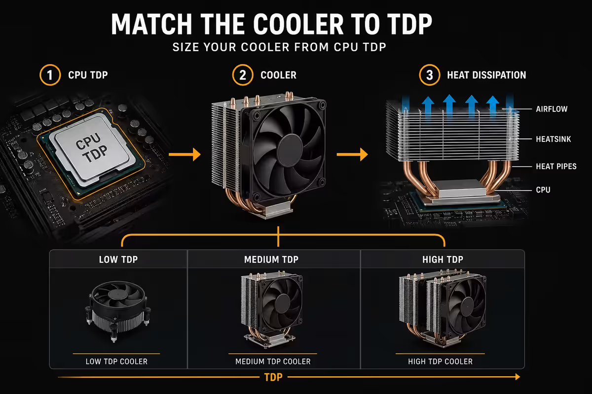 Sizing your cooler from TDP