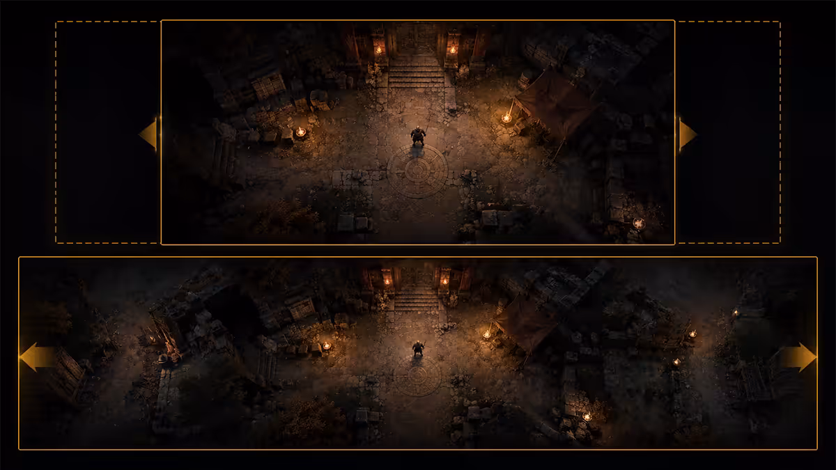 Ultrawide field of view advantage