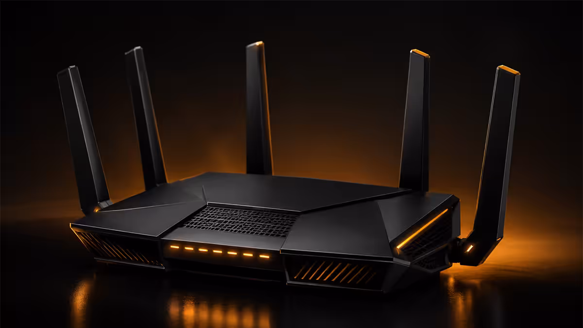 Modern WiFi 7 router