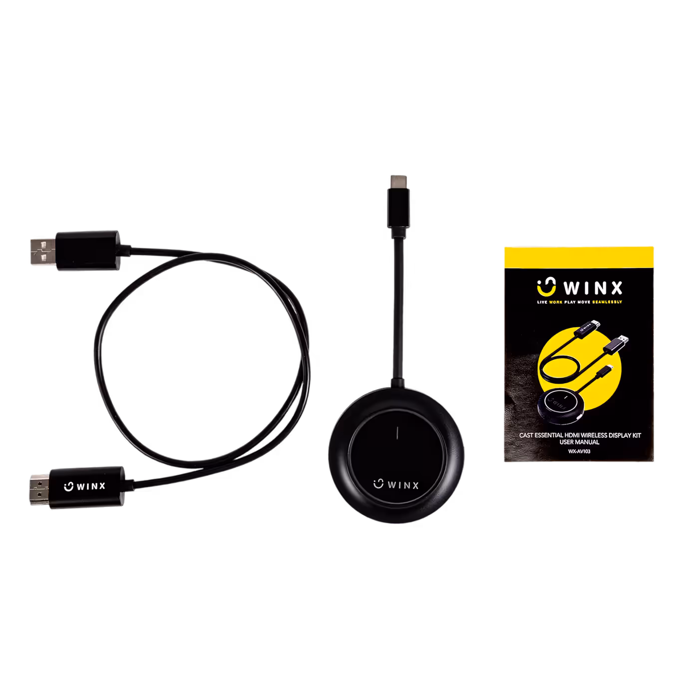 Wireless display kit setup for versatile professional and multi-platform compatibility