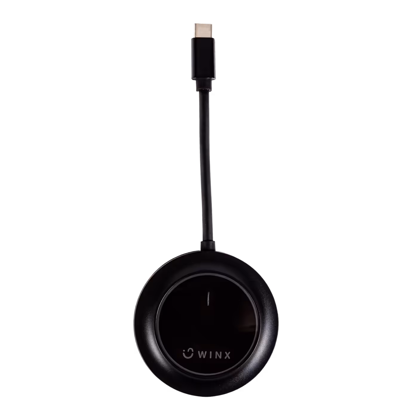Wireless transmitter showing 1080p 60Hz display and power delivery capabilities