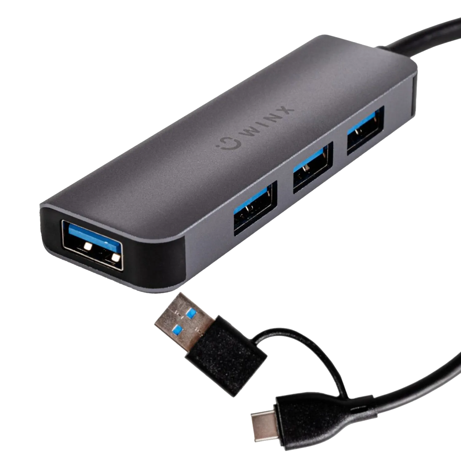 WinX Connect Type-C USB 4 Port Hub - High-Speed Data Transfer