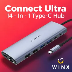 Winx Connect Ultra 14-in-1 Type-C Hub - Best Deal