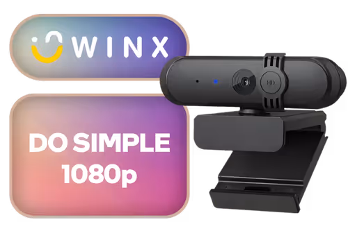 Winx Do Simple 1080p 30fps Full HD Webcam - Image 1