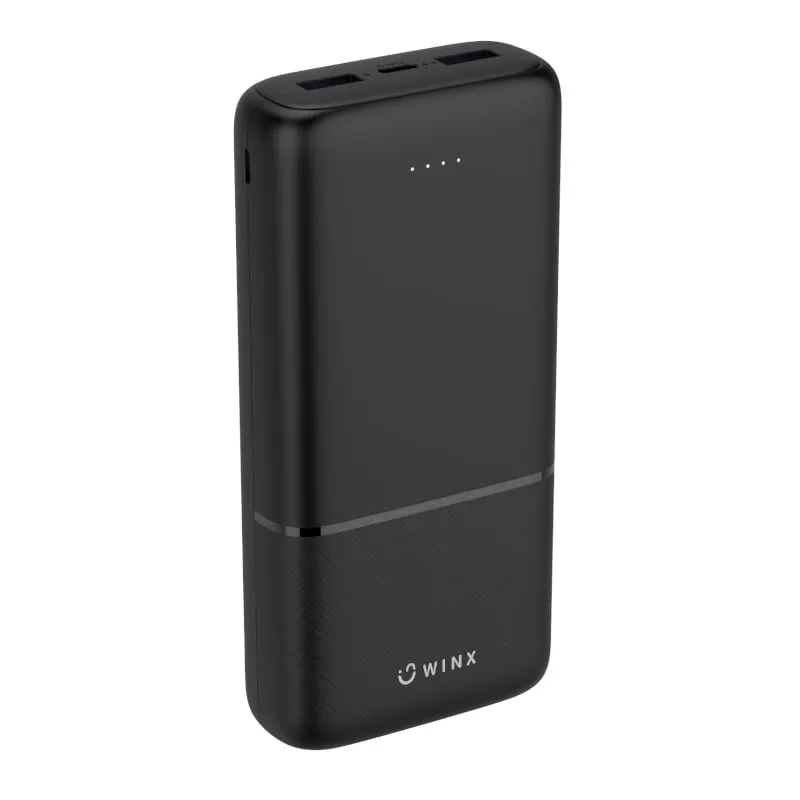 Winx GO Simple 20000mAh Power Bank in a stylish setting