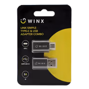 WINX LINK WX-AD105 Type-C & USB Adapter Combo - Portable Adapter - image 3