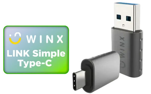 WINX LINK Simple Type C and USB Adapter Combo WINX LINK Simple Type C and USB Adapter Combo - Image 1