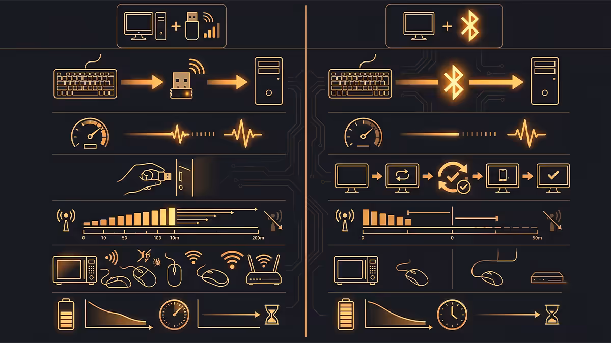 Keyboard connection types