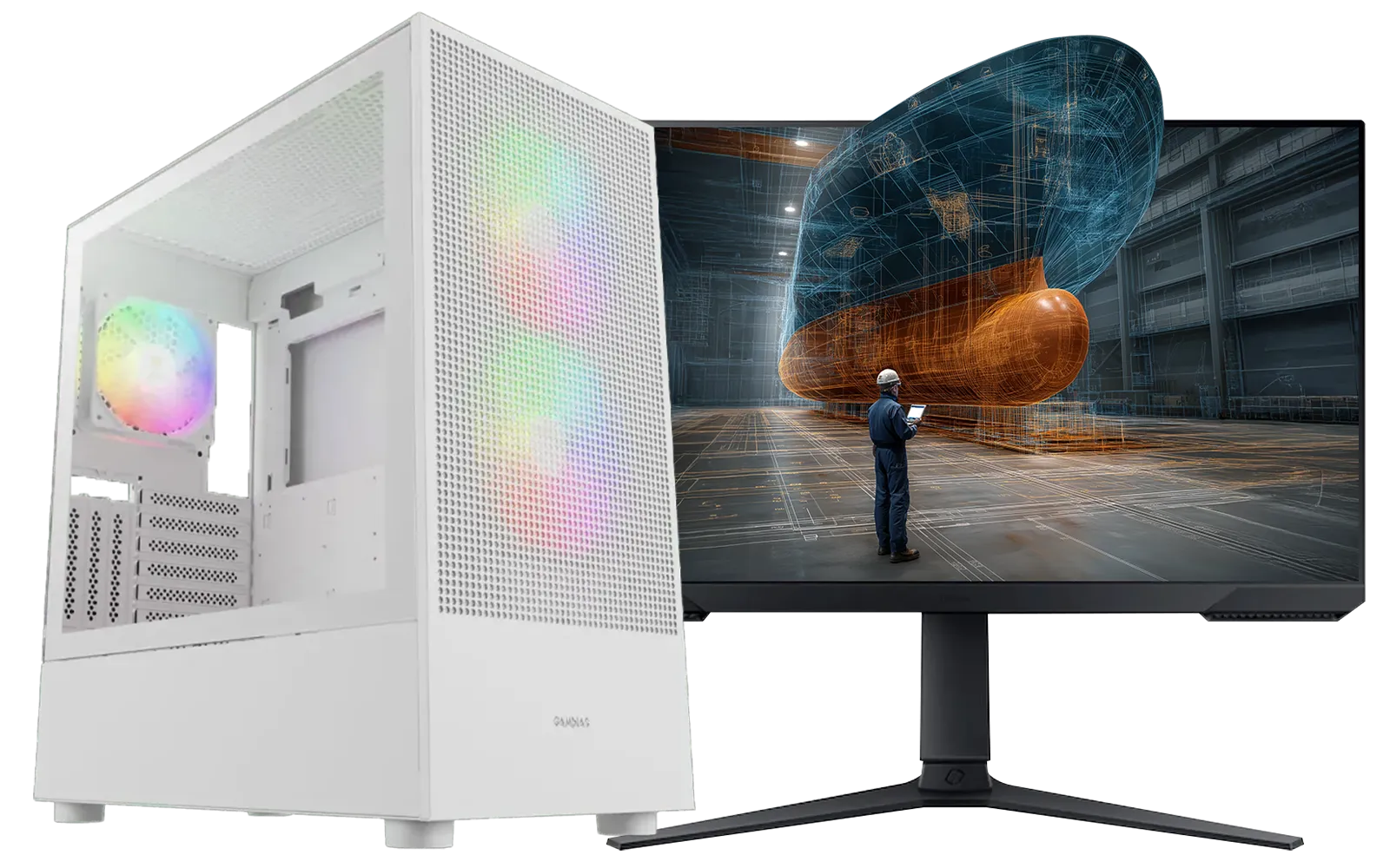 AMD RYZEN 7 5700 RTX Pro 2000 Workstation PC