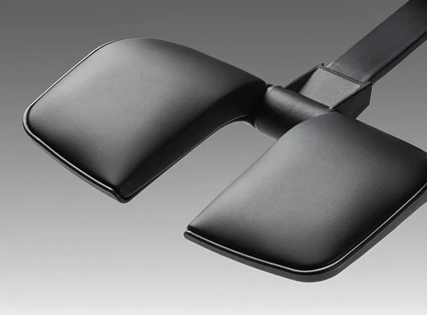 Close-up of the extendable leg rest/footrest feature on the X2 Pro chair