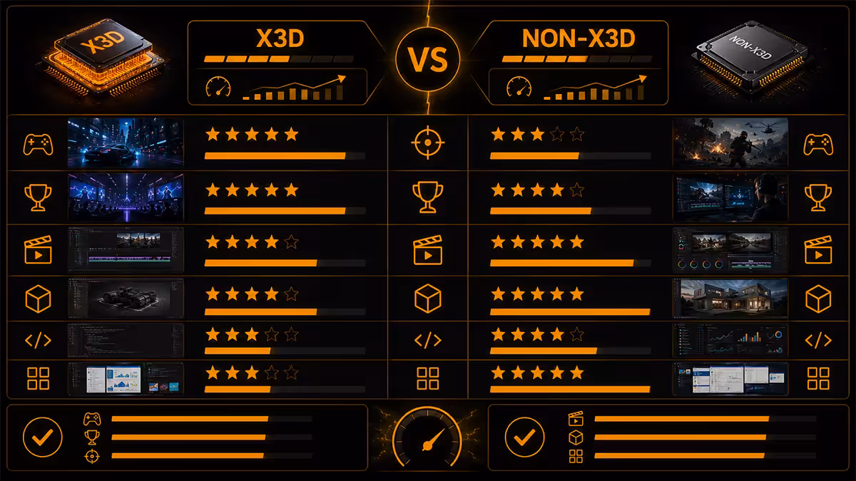 X3D decision by workload