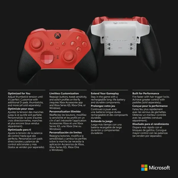 Shop Xbox Elite Wireless Controller Series 2 Core Red - Ultimate