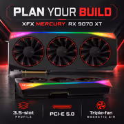 XFX Mercury Radeon RX 9070 XT OC 3100MHz Graphics Card - image 6