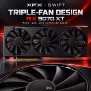 XFX SWIFT RX 9070 XT 16GB GDDR6 GPU — RDNA 4, Ray Tracing - image 3