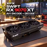 XFX SWIFT RX 9070 XT 16GB GDDR6 GPU — RDNA 4, Ray Tracing - image 5