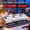 XFX SWIFT RX 9070 XT 16GB White GPU - RDNA 4 Power - image 5