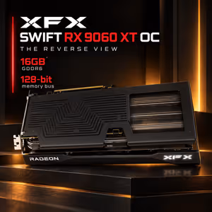XFX SWIFT RX 9060 XT OC 16GB Triple Fan Graphics Card - image 4