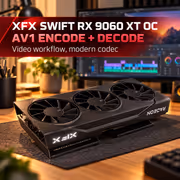 XFX SWIFT RX 9060 XT OC 16GB Triple Fan Graphics Card - image 5