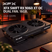 XFX SWIFT RX 9060 XT OC 16GB Dual Fan Graphics Card - image 2