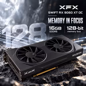 XFX SWIFT RX 9060 XT OC 16GB Dual Fan Graphics Card - image 3