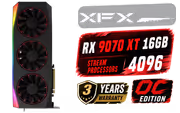 XFX Mercury Radeon RX 9070 XT OC 3100MHz Graphics Card - image 1