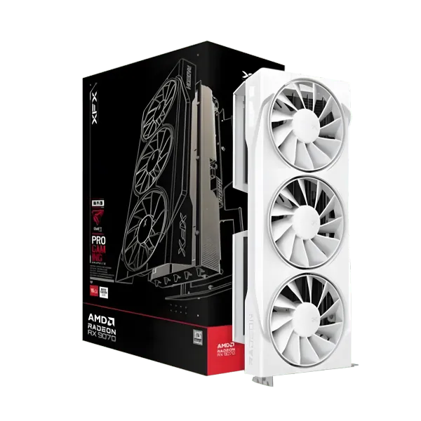 XFX Swift AMD Radeon RX 9070 OC 2700MHz | 3584 Cores | Evetech