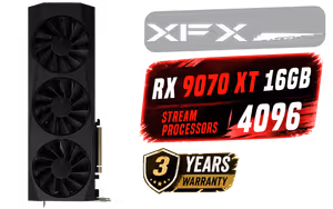 XFX Quicksilver Radeon RX 9070 XT 16GB Graphics Card - Image 1