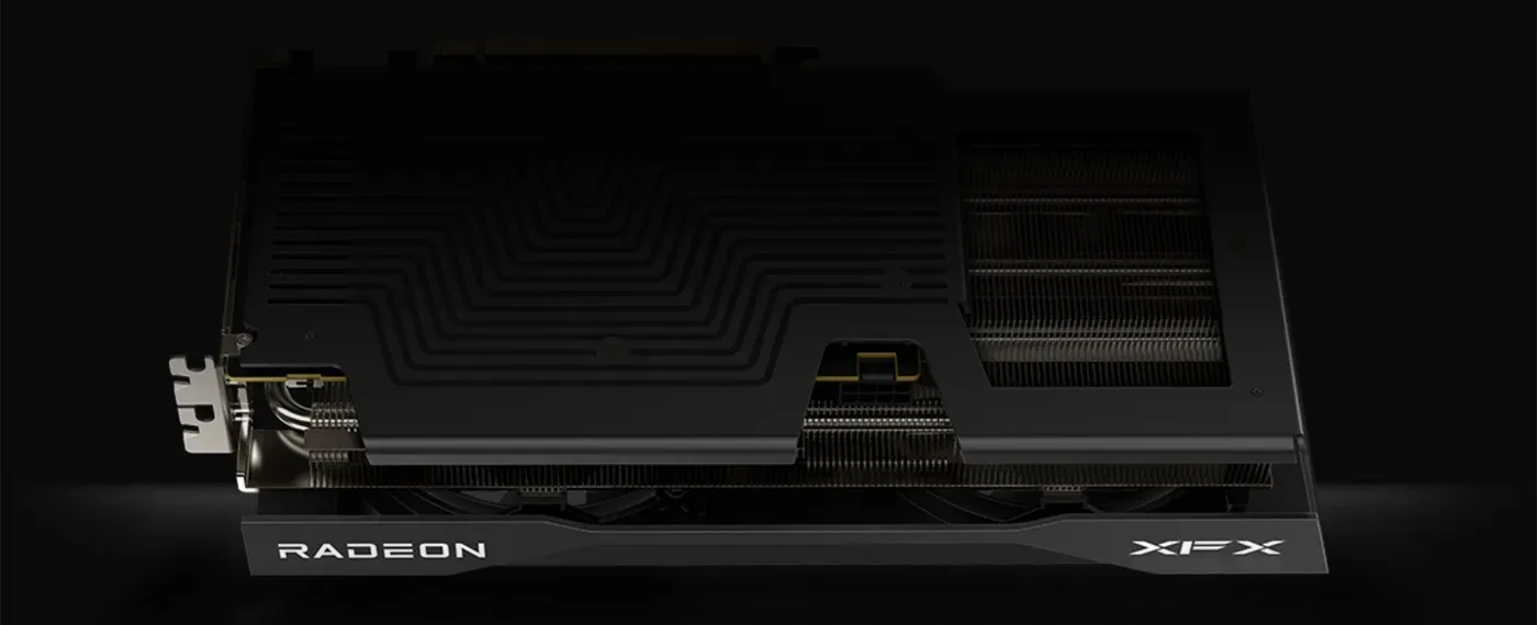 XFX Swift AMD Radeon RX 9060 XT Cooling and Aesthetic Design