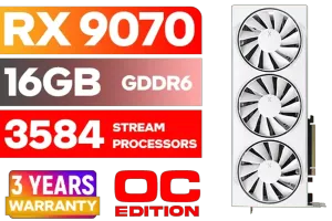 XFX Swift AMD Radeon RX 9070 OC 2700MHz | 3584 Cores - image 1