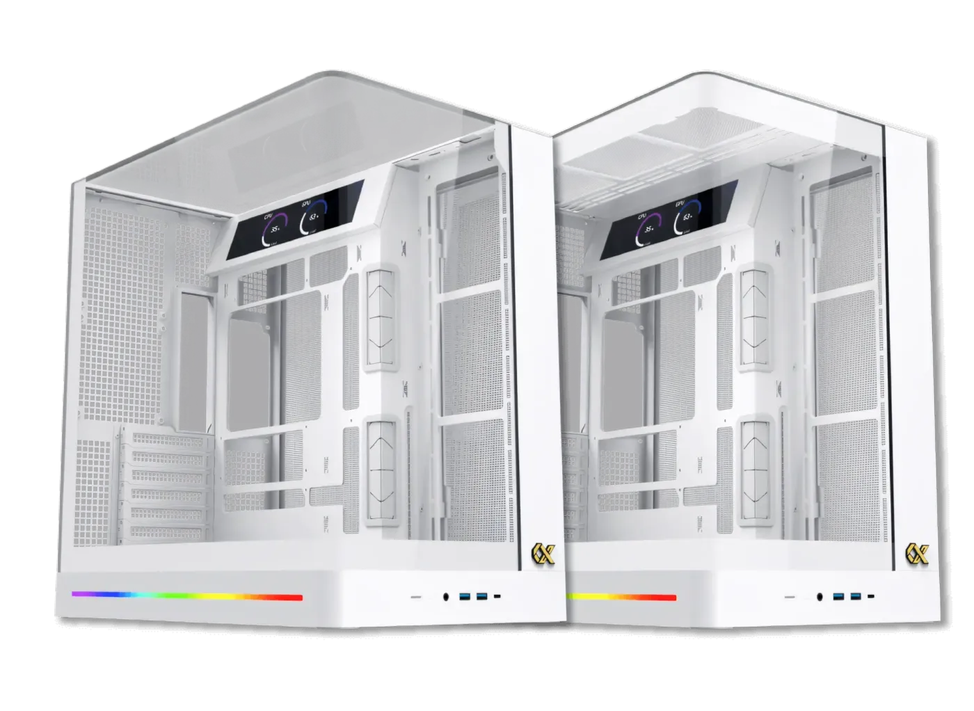 Xigmatek LCD Screen Kit showing compatibility with Pano II and Pano II Air cases