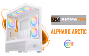 Xigmatek Alphard Arctic White Mid Tower — E-ATX Support - image 1