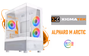 xigmatek-alphard-m-arctic-mid-tower-case-white xigmatek-alphard-m-arctic-mid-tower-case-white - Image 1