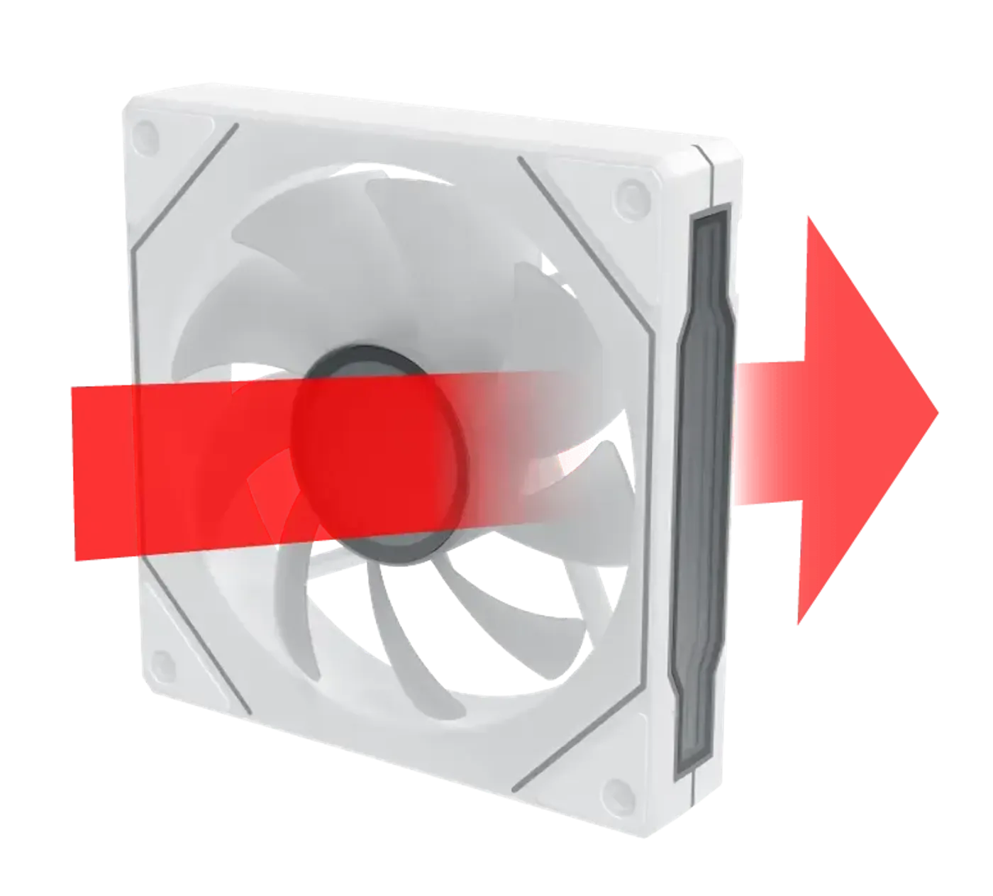 Conventional blade exhaust fan at the rear of the Alphard M Arctic