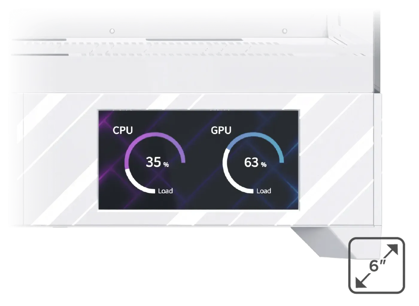 Image showing the 6 inch multi display LCD panel