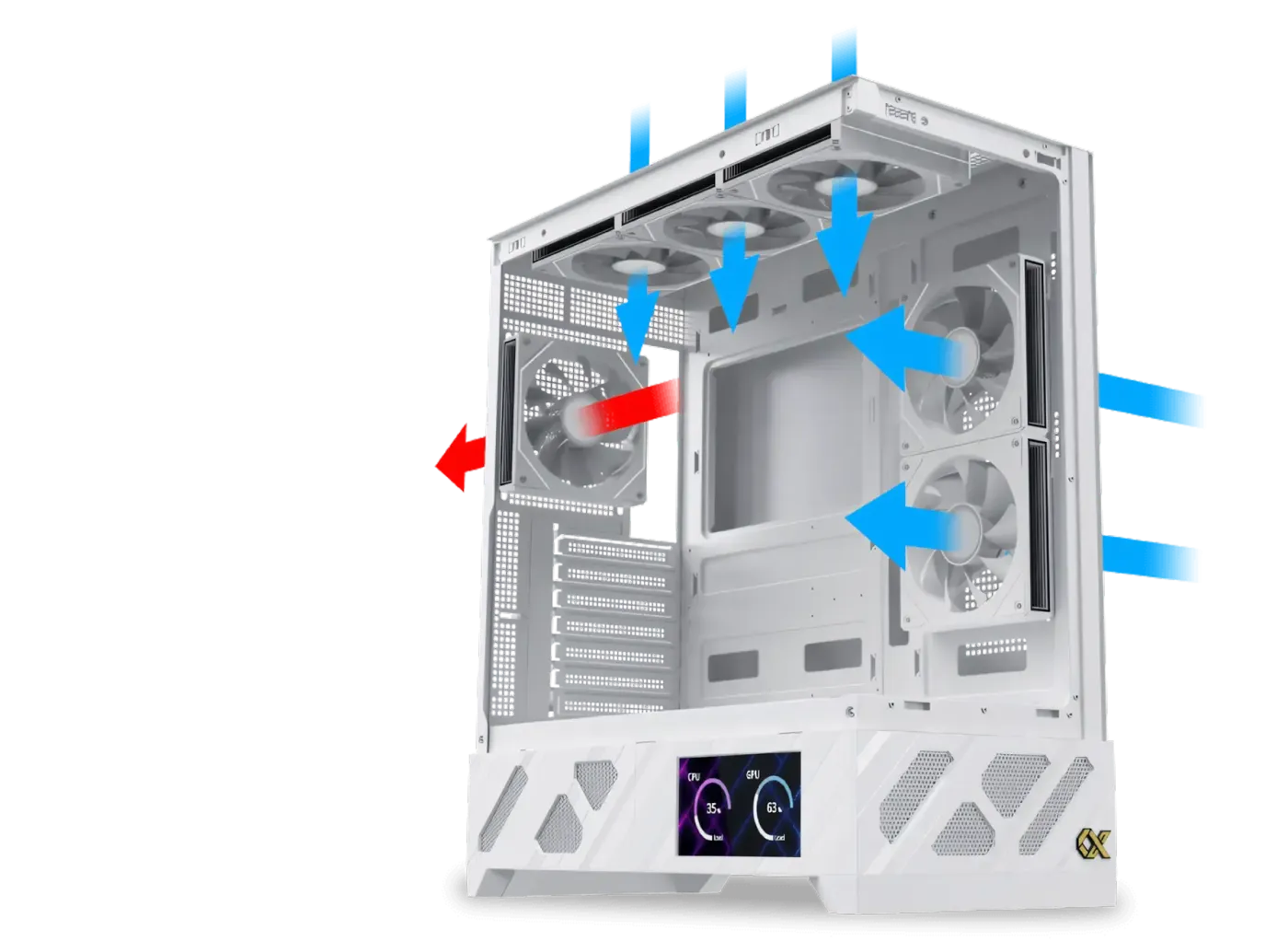 Housing showing the superior airflow and ventilation design