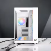 Xigmatek Aqua Ultra Air Mid Tower Case — White, E-ATX, 430mm GPU - image 8