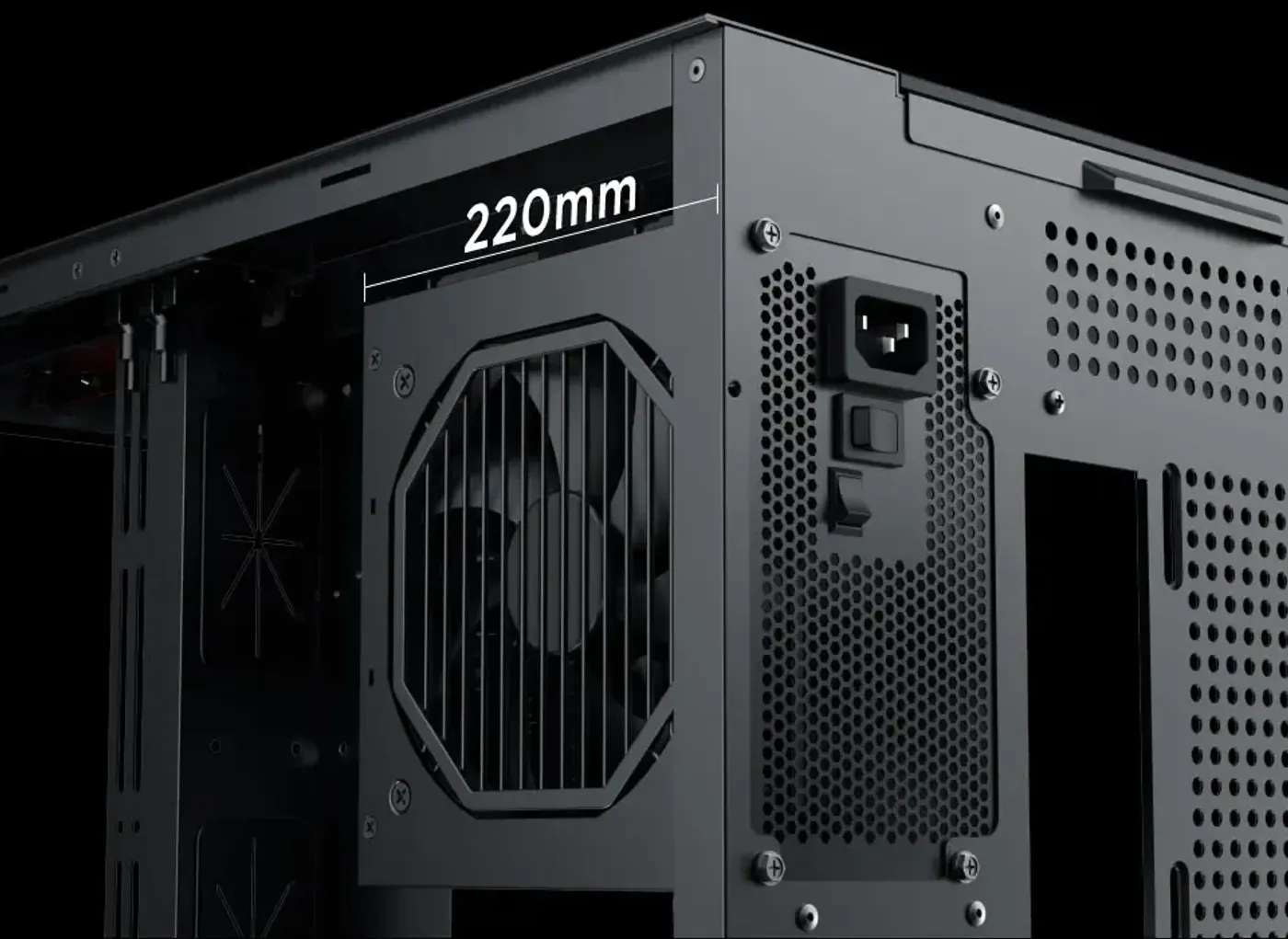 Bottom and rear radiator mounting positions in the Xigmatek Aqua Ultra