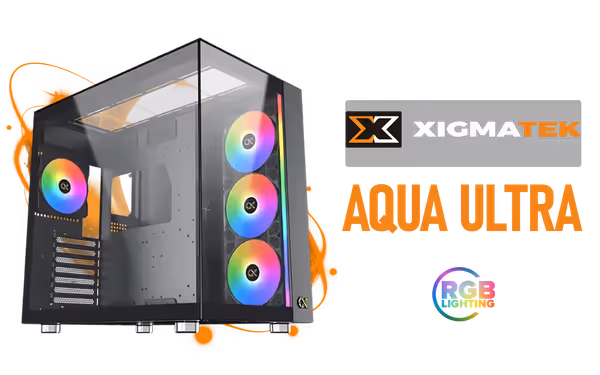 Xigmatek Aqua Ultra RGB EN40672 ATX Mid Tower Case - image 1 Xigmatek Aqua Ultra RGB EN40672 ATX Mid Tower Case - image 1