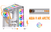 Xigmatek Aqua V Air Arctic ATX Gaming Case with 7 ARGB Fans - image 1