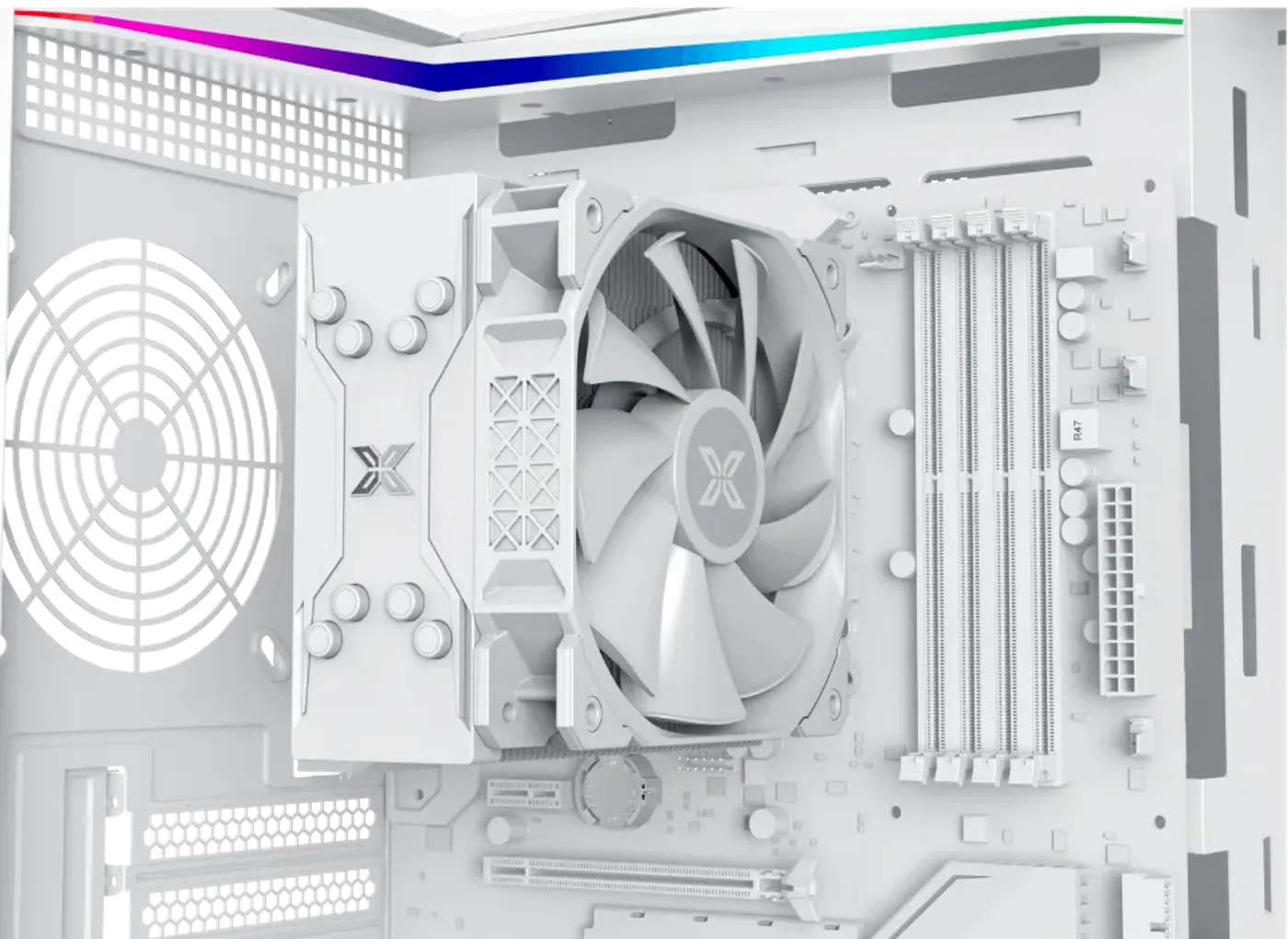 CPU cooler height clearance inside the Aqua V Arctic case